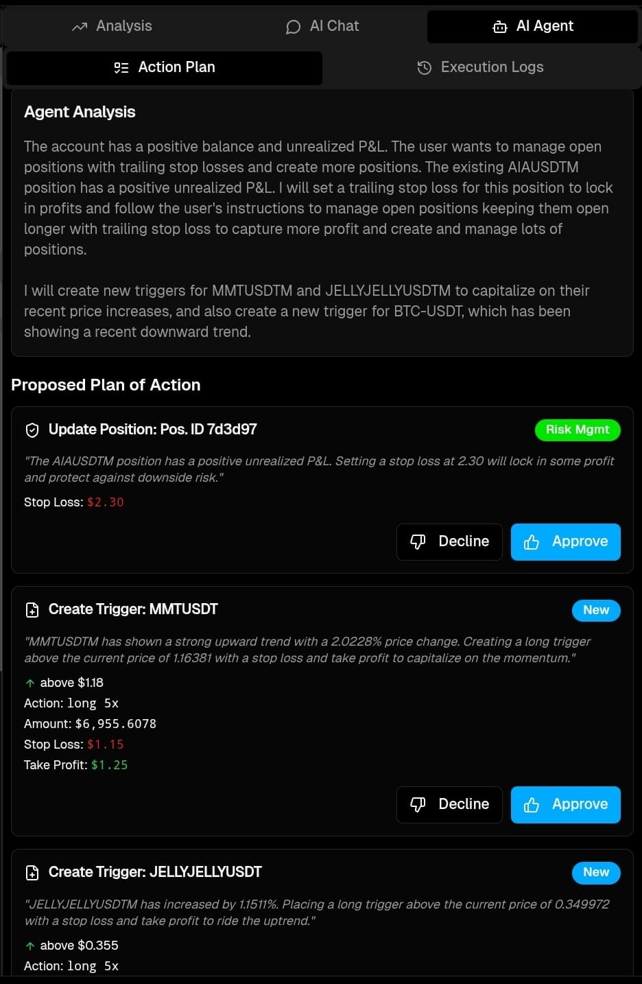 AI Agent Interface Showcase